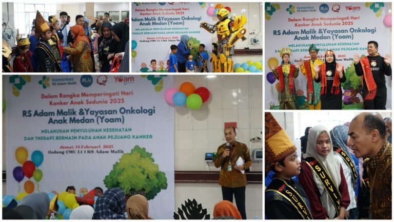 2025-02-14 SIARAN PERS - Dokter dan Perawat RS Adam Malik Peringati Hari Kanker Anak Bersama Pasien - FOTO